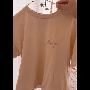 a yellow honey shirt from brandy